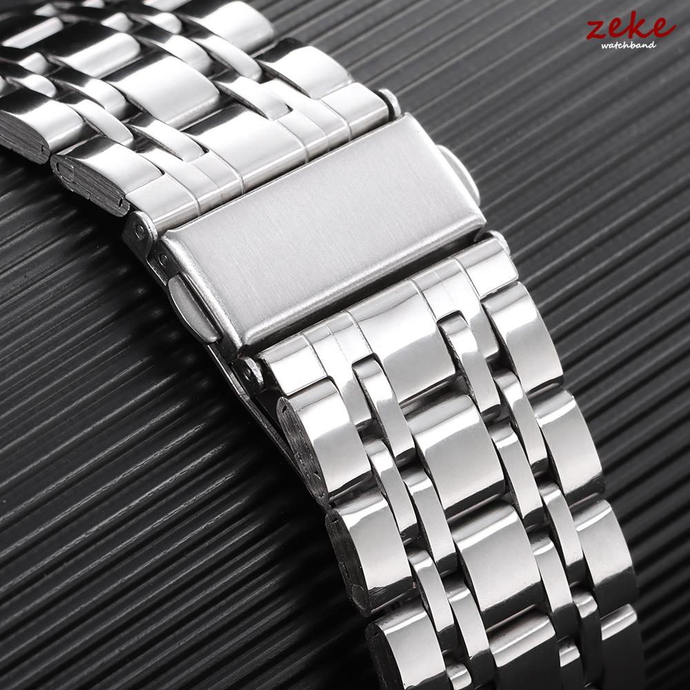 Stal nierdzewna Bransoleta do zegarka Metalowe składane zapięcie Pasek do zegarka 20 mm 22 mm dla Seiko dla Omega dla Huawei dla Samsunga Opaska na nadgarstek
