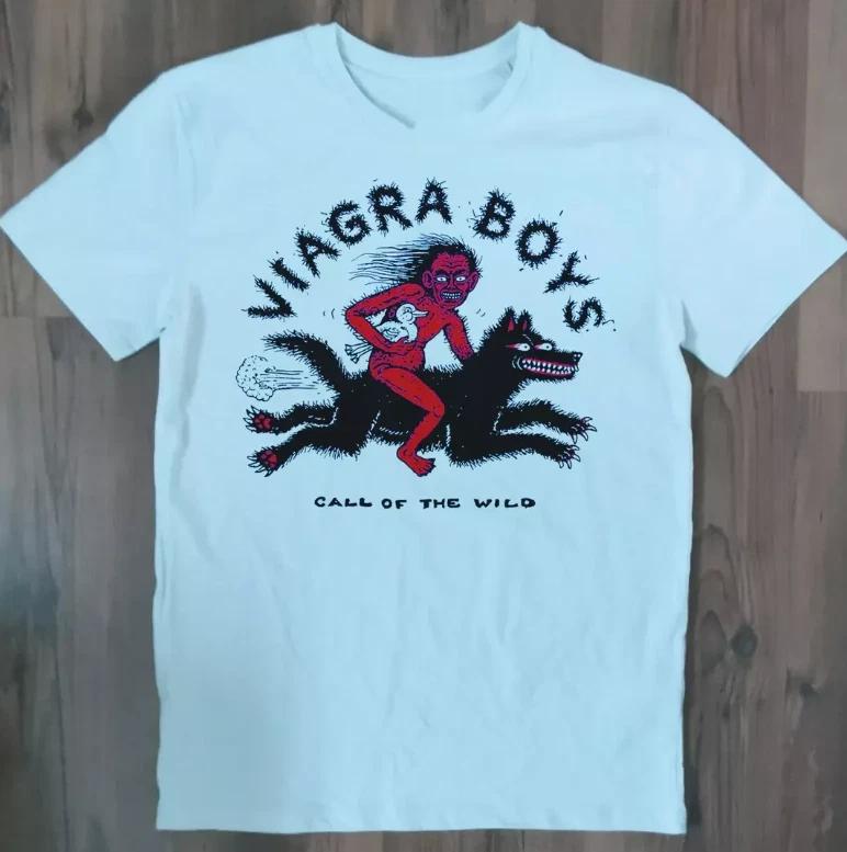 

Винтажная футболка унисекс Viagra Boys для фанатов, хлопок, полный размер, белая, CM112 2XL