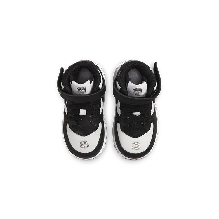 Nike Air Force 1 Mid Stussy Light Bone Black TD DN4160-002