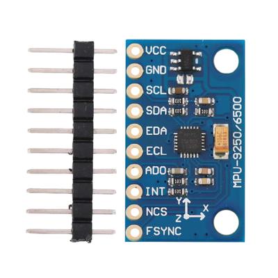 GY-9250 MPU9250 9-axis/9-axis Attitude Sensor Board Module IIC/SPI Gyro+Accelerator+Magnetometer Sensing Device 3-5V