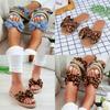 Elegant Women Slip On Sandals Bow Flat Mule Espadrille Shoes Summer Sliders