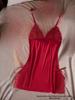 2025 New European & American Lingerie: Sexy Deep V Nightdress with Lace Slit and Straps