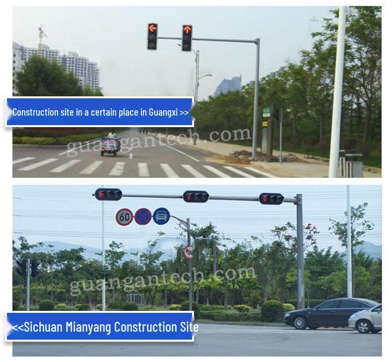 Straight & Left Turn Arrow Traffic Signal Light for Motor Vehicle Lanes