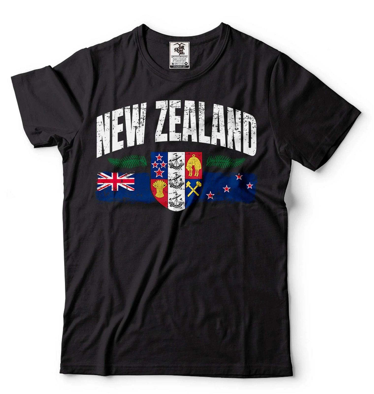 

New Zealand Unisex Shirt New Zealand Country Flag Logo Shirt New Zealand Shirt S
