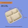 Eco-Friendly Biodegradable Corn Starch Lunch Box with Lid