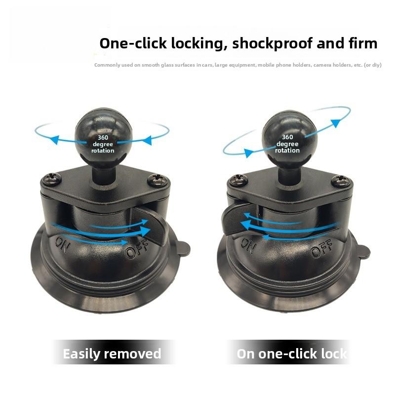 Επιφάνεια γυαλιού αυτοκινήτου, βεντούζα κενού 25mm, βάση στήριξης σφαιρικής κεφαλής, μπορεί να συνδυαστεί