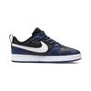 Nike Court Borough Low 2 Midnight Navy Black White PS BQ5451-404