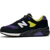 Nb 580 Classic Splicing Comfortable Fabric Shock Absorption Low Top Casual Running Shoes Unisex Sneaker Black Purple CMT580TF