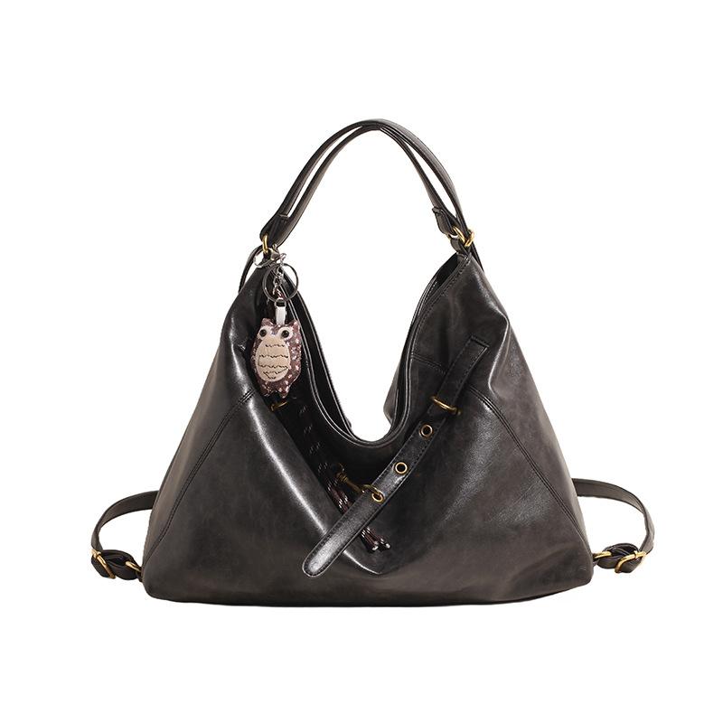 Retro Backpack for Women New Fashion Korean Version of Tote Bag Casual Versatile Large Capacity Shoulder Bag