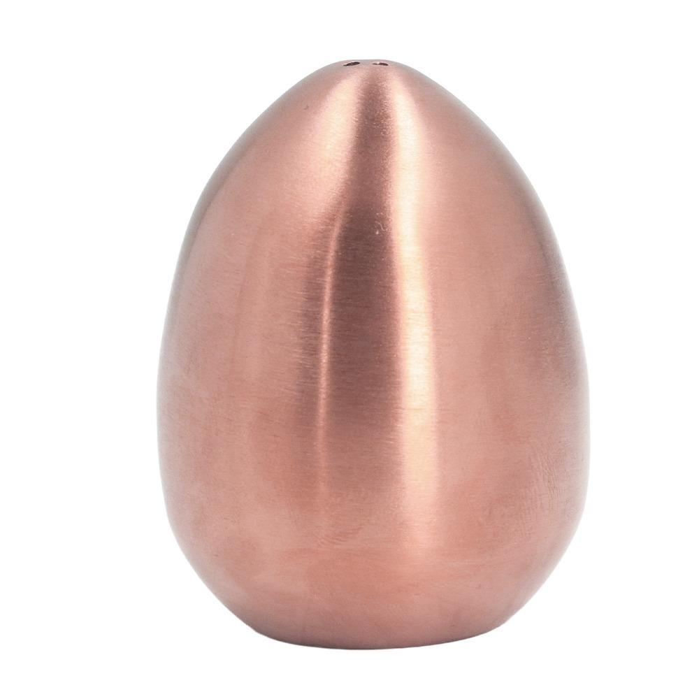 Edelstahl Salz Gewürzstreuer Gold/Roségold Eiförmiger Gewürzbehälter mit Deckel Spender Ei Salzstreuer rose gold