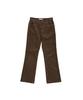 Peulaentigseobiseu Corduroy Bootcut Slacks - Khaki Brown