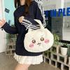 Children's shoulder bag cute cartoon chiikawa Kohachi Iusaki plush handheld change bag tide