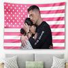 The Rookie Chenford Hug Pink American Flag Tapestry TV Show Portrait Wall Hanging Dorm Bedroom Decor Fan Banner