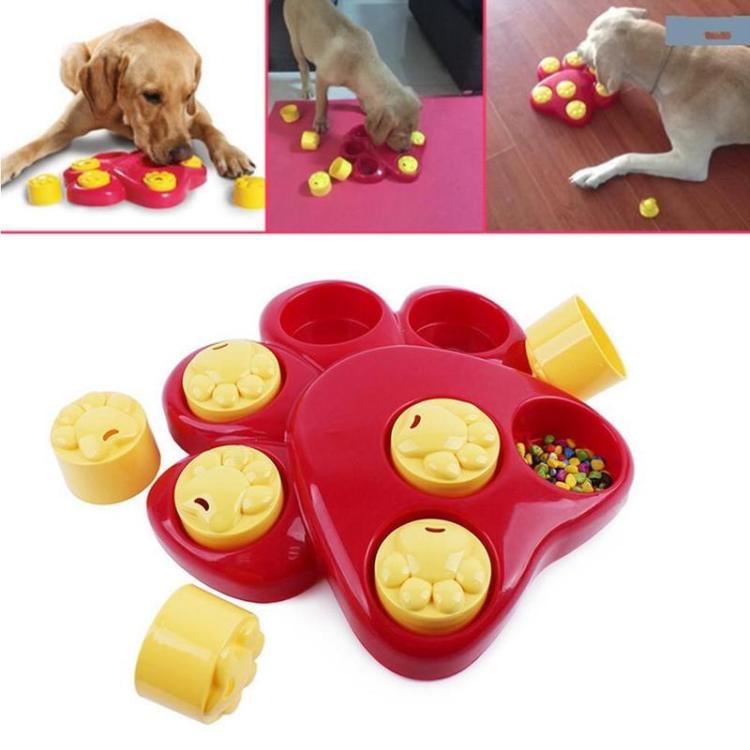 Cute Dog Feeding Puzzle Toy Educational Toy For Pets Claw Print Type
