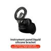 YZ Pour Tesla Model 3 Y Highland Juniper 2025 Support de téléphone de voiture en métal magnétique réglable plus solide support de base en silicone