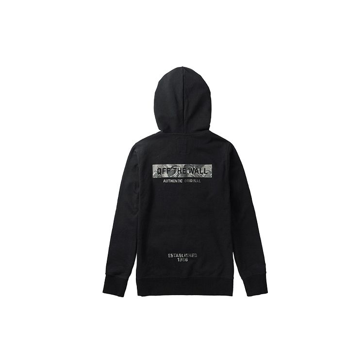 Vans Sports Casual Knitted Sweatshirt Men sweatshirt Black VN0A3QTNBLK