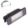 1/2Pcs For  106 1007 207 307 308 3008 406 407 508 607 And  C2 C3 C4 C5 C6 C8 Ds3 License Plate Number Led Light