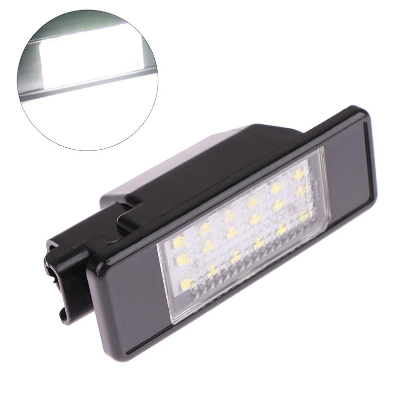 1/2 ks pro 106 1007 207 307 308 3008 406 407 508 607 a C2 C3 C4 C5 C6 C8 DS3 LED světlo SPZ