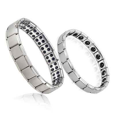 Paar Germanium Titan Stahl Armband Armreif Männer Frauen Schmuck