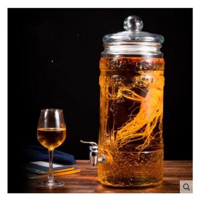 Glass Fermentation Jar with Faucet