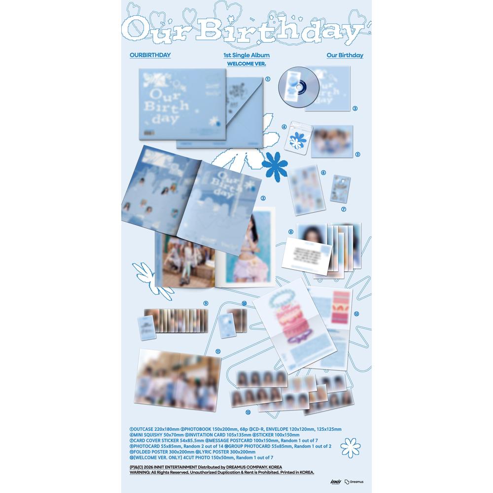 [Pre-order] OURBIRTHDAY - Our Birthday (1st Single)