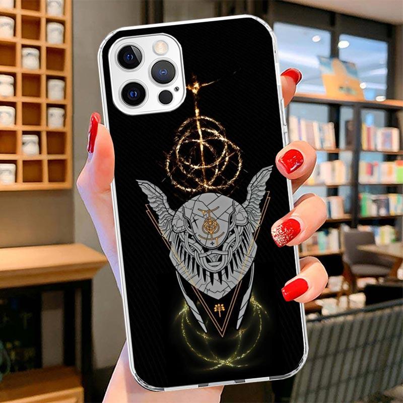 Dark Souls Game Cover Phone Case For iPhone 16 17 Air 15 14 Pro Max 16E Phone Case 13 Mini 12 11 7 SE 8 Print Pattern Fit Cases