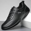 Fashion 2024 Spring Autumn Leather Shoes Men Fashion Casual Sports Shoes Sneakers Male Solid Color New Designer Zapatos De Hombre