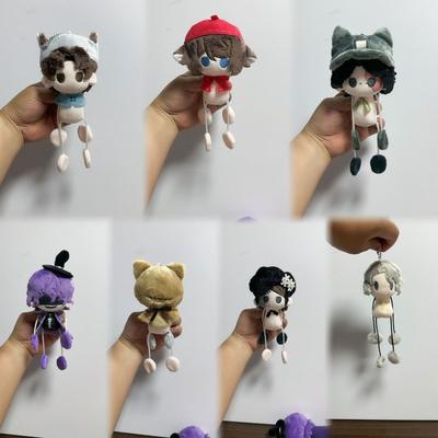 12CM Anime Identity V Cosplay Edgar Valden Norton Campbell Plush Backpack Plushies Keychain Pendant Ornament Christmas Gifts