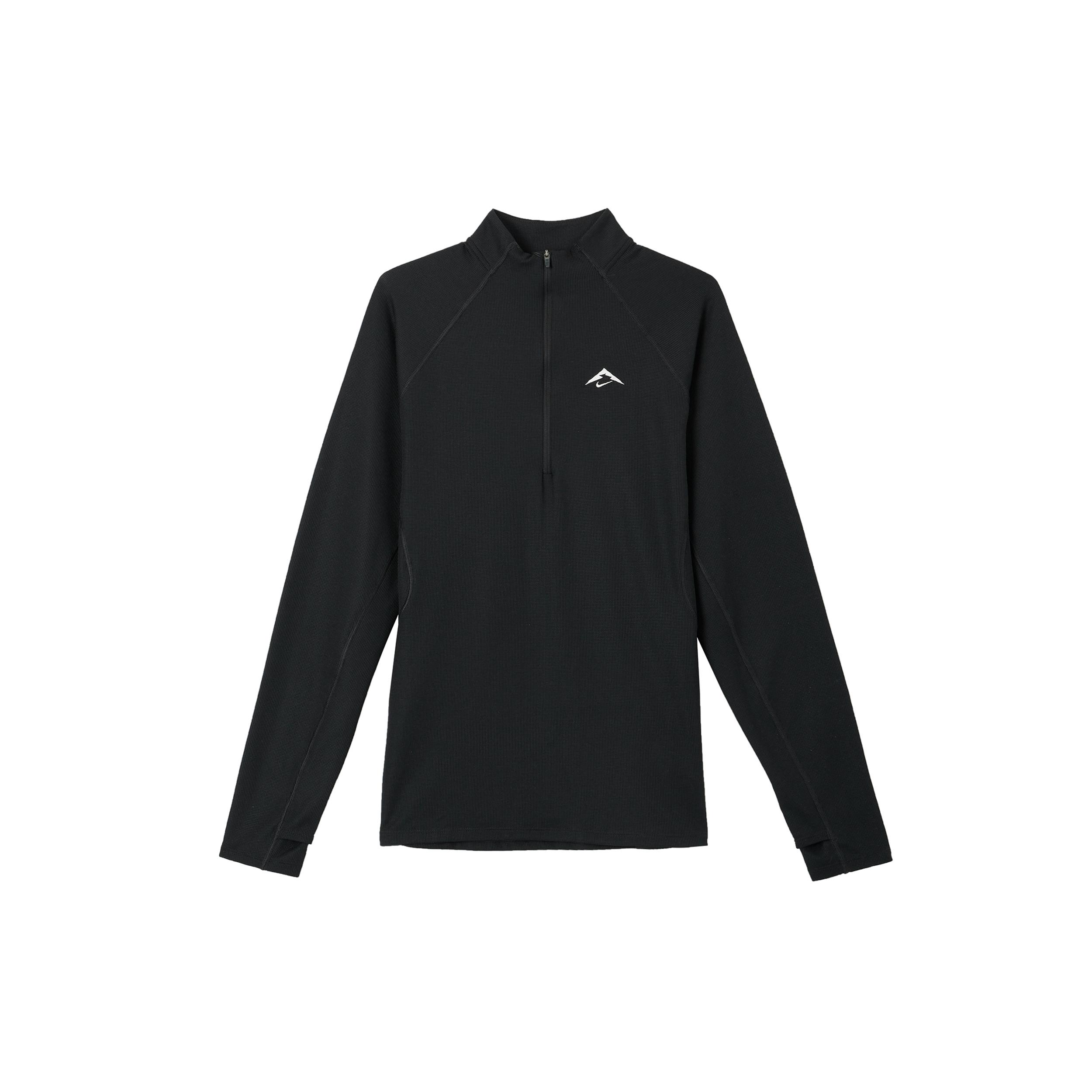 

New Nike Dri Fit Trail Sweatshirt Unisex Black/Summit White FV9995-010 JP S
