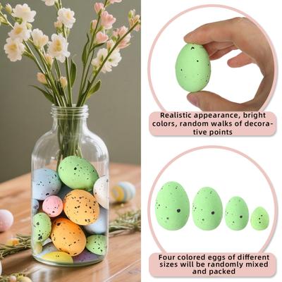Easter Egg DIY Craft : Colored Foam Eggs, Vase Fillers & Artificial Easter Eggs