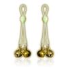 Glow in the Dark Skull Nipple Clamps with Bells, Adjustable Silicone Breast Clips, BDSM Bondage Sex Toy
