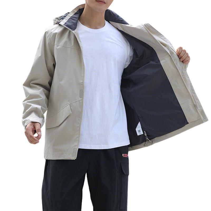 Li-Ning Outdoor Sports Casual Windproof Water-Resistant Jacket Men Jacket AFDC751-11