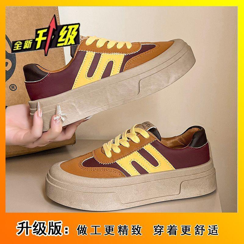 

Универсальные брюки палаццо, женская обувь на платформе, немецкие тренировочные кроссовки, весна 2025, новые популярные повседневные спортивные кроссовки, мода 35