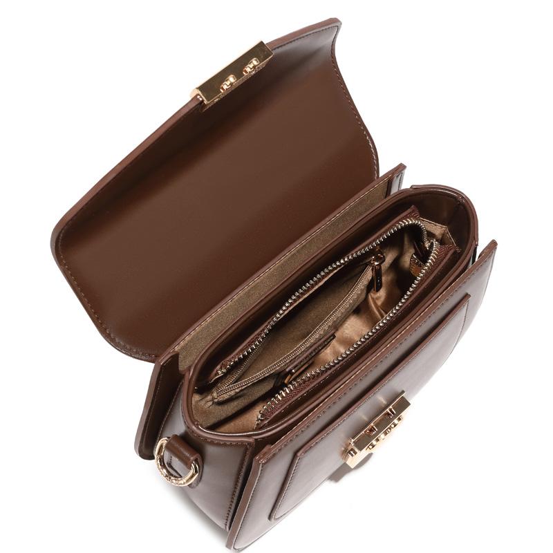 New Disney Mickey Series PU Handbag, Shoulder Bag, Crossbody Bag Regular Women's Brown BMK-71870K