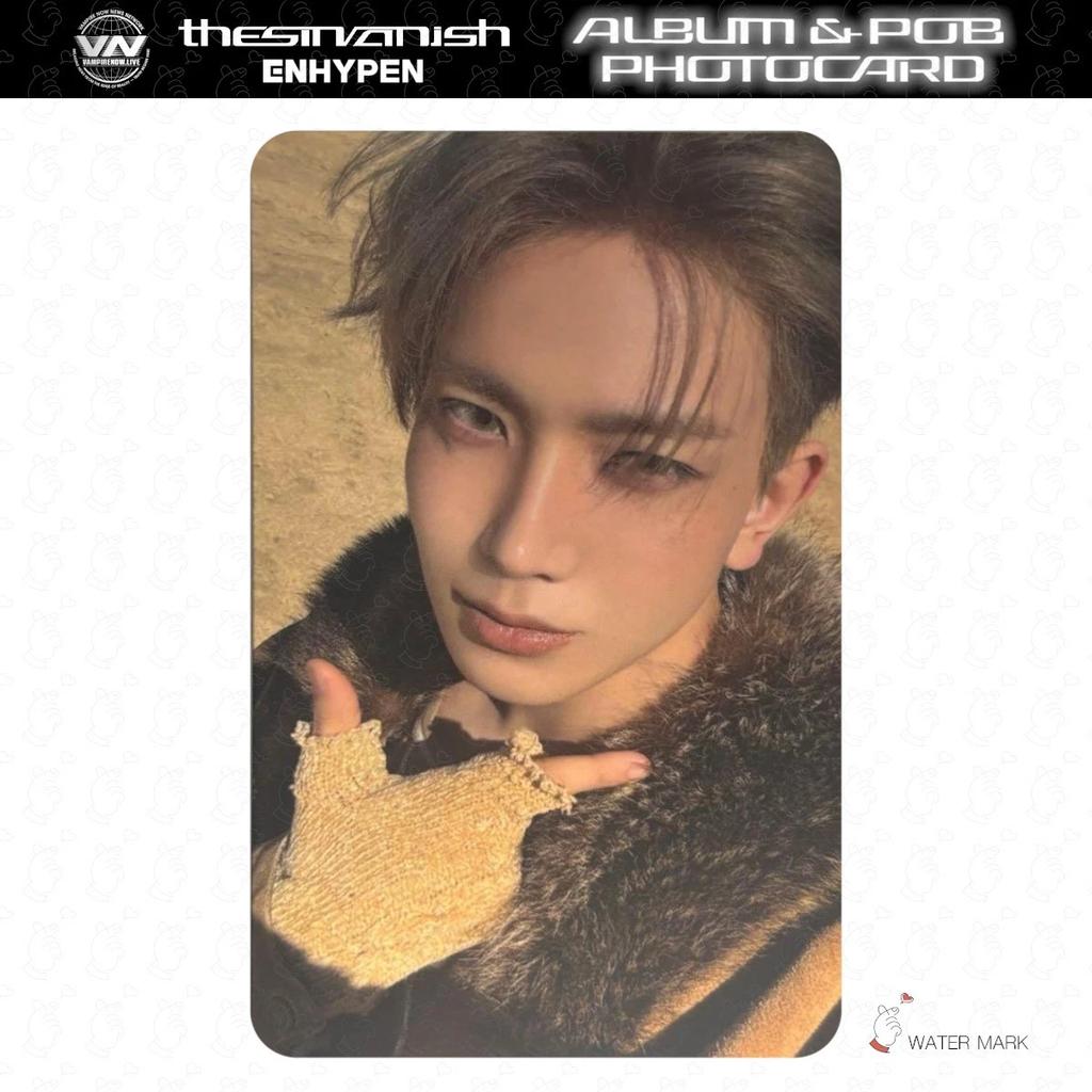 VORBESTELLUNG ENHYPEN THE SIN VANISH ALBUM Fotokarte Japan POB Glücksziehung OFFIZIELL FORBIDDEN AFTERLIGHT STORM FUGITIVES