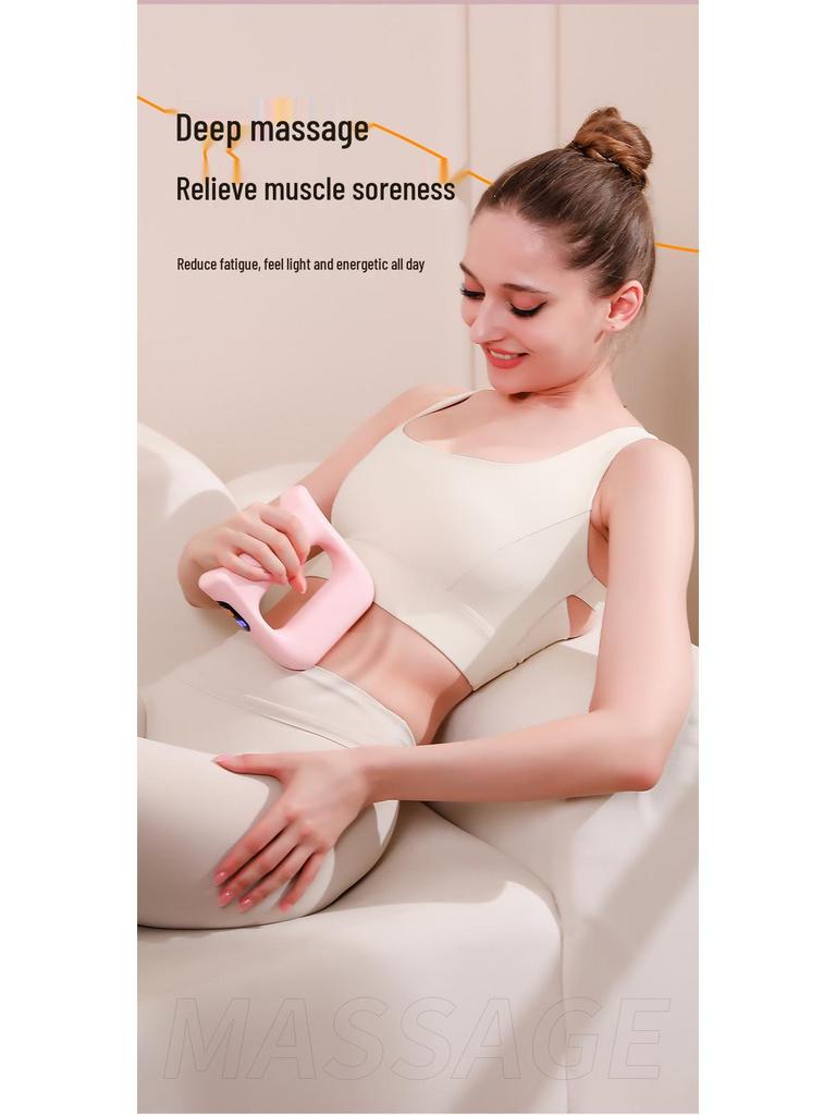 Women's High-Frequency Fitness Muscle Massager Ring for Full-Body Relaxation
