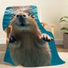 C-Capybara summer swimming Blanket Soft Throw Blanket for Home Bedroom Bed Sofa Picnic Travel Office Rest Cover Blanket Gift