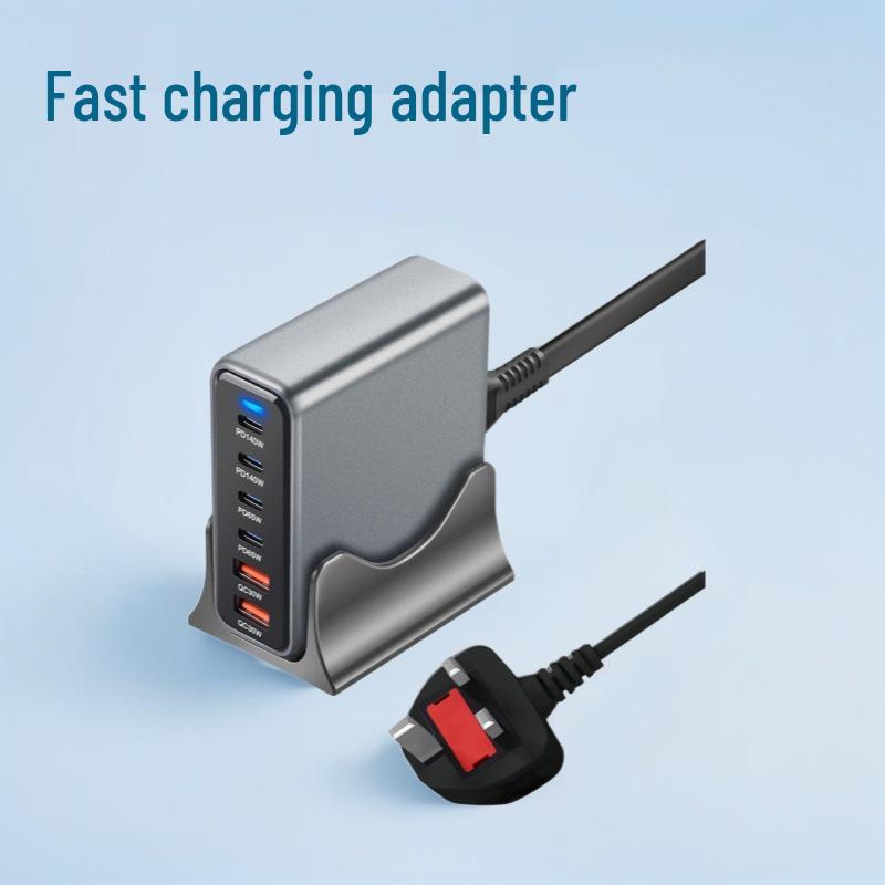 470W Multi-Port GaN Charger, PD140W USB, Fast Desktop Charging Station