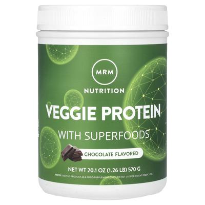 Plant-Based Protein with Superfoods, Chocolate, 1.26 Lbs (570 G)
