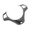 Karbon Fiber Araba direksiyon Paneli Dekorasyon Kapak Trim Kalıplama Etiket BMW 1 3 Serisi E87 E90 E92 E93