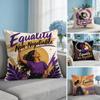 Equality Non-Negotiable Cushion Cover Breathable Short Plush Cushion Covers Machine Washable Wrinkle-Resistant Soft Durable