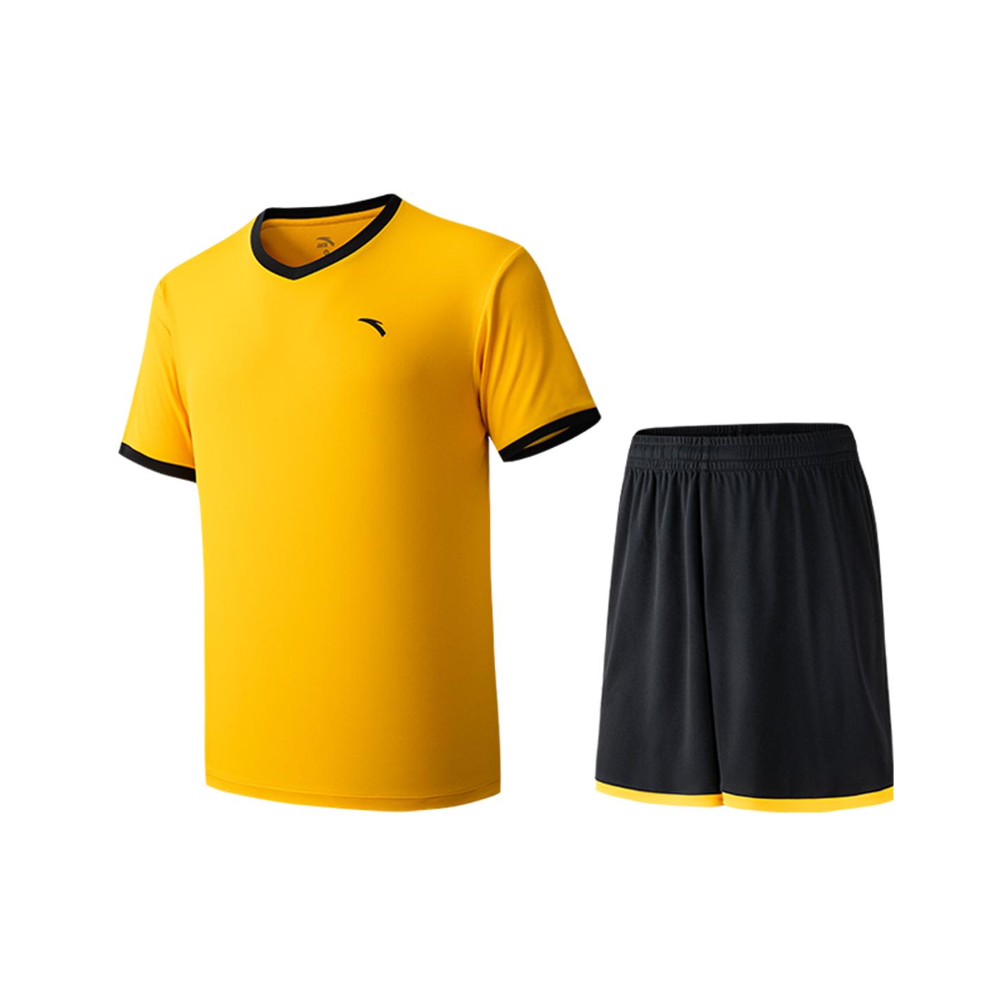 Anta Basketball Competition Set Summer 2026 Football Set Men Sportswear Yellow 952621204-4 S