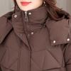 Women's Winter Jackets Hooded Casual Thick Parka Female Long Sleeve Warm Coat