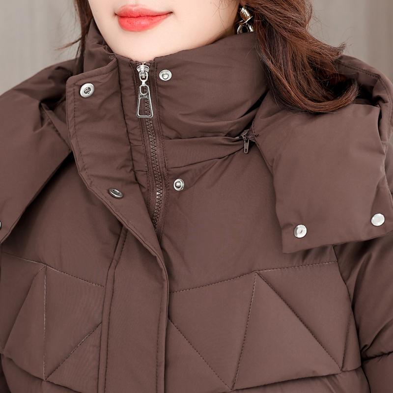 Women's Winter Jackets Hooded Casual Thick Parka Female Long Sleeve Warm Coat