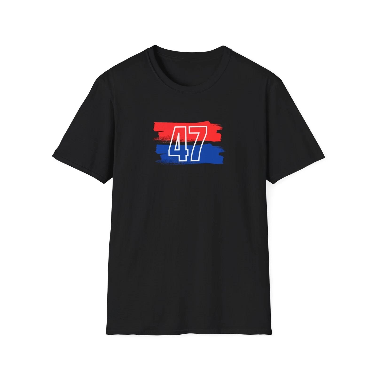 

Retro Trump 47 America Softstyle T-Shirt, Casual Tee, Vintage Style, Cool Gift 2XL