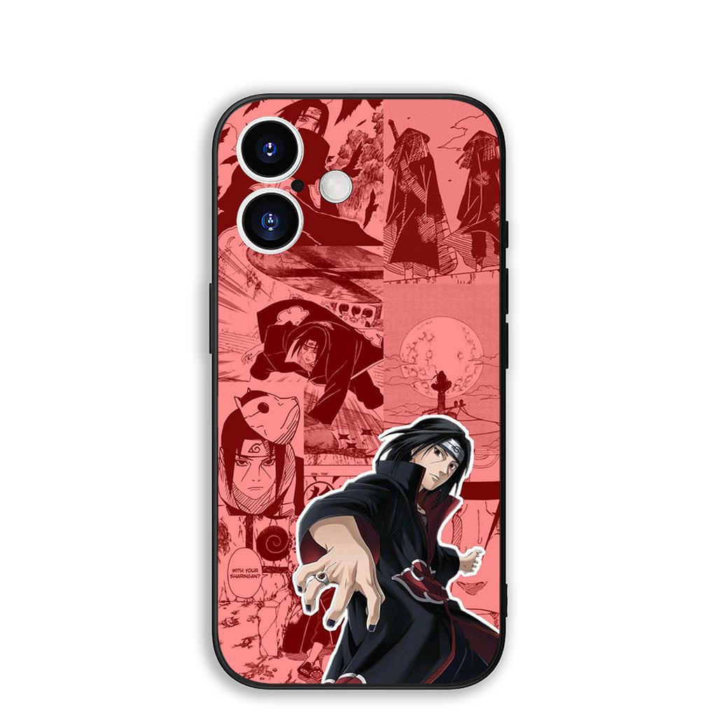 Cover for OPPO A40 A80 A60 A38 A79 A15 A16 A17 A18 A58 A78 A57 A53 A40M 4G 5G Phone Case Deidara Narutos Itachi Uchiha Akatsuki