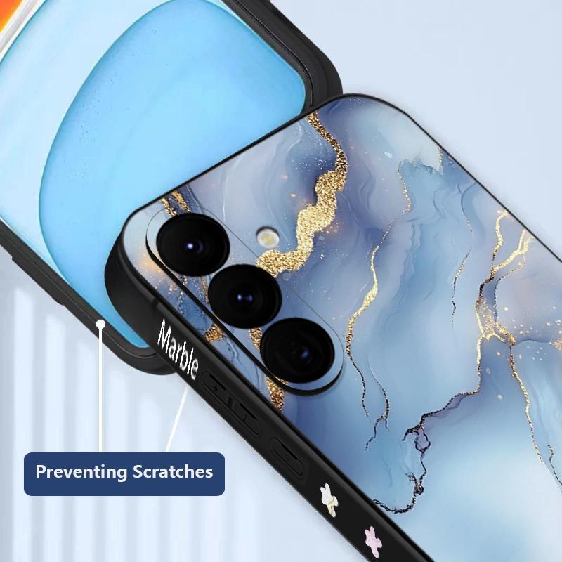 Watercolor Marble Case For Samsung Galaxy S26 S25 Ultra S24 S23 S22 Plus S21 FE A15 A16 A17 A35 A36 A54 A55 A56 5G Soft Cover
