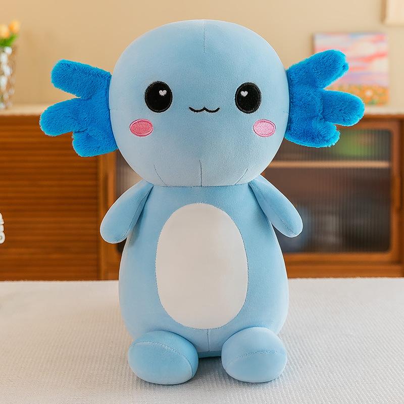 Peluche Axolotl Cartone Animato Kawaii Salamandra Super Morbida Animale Peluche Bambola Arredamento per la Casa Carino Regalo per Amici Halloween