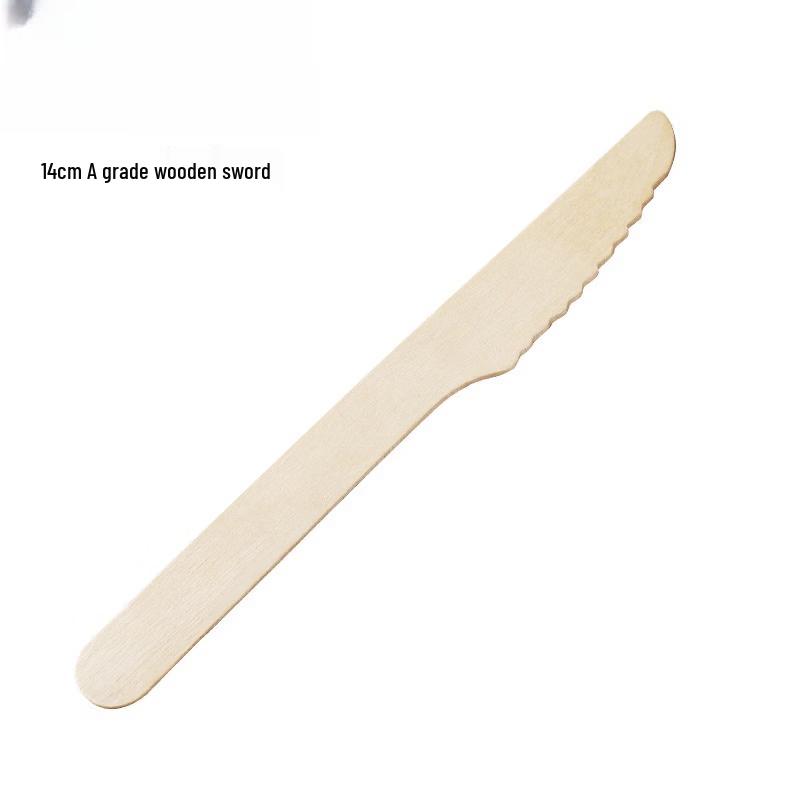

14cm Disposable Wooden Knives (1000 Count)