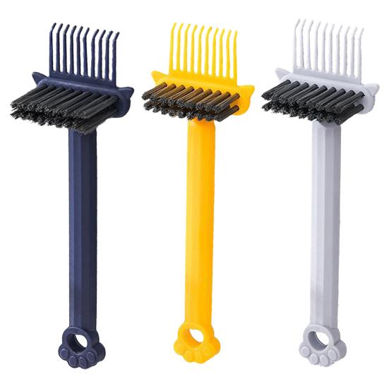 1/2/3/4Pcs Hair Brush Cleaner with Cat Paw Handle Double-sided Airbag Tool Portable Home Massage Comb Cleaning
